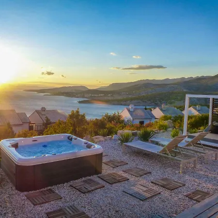 Villa Mit Whirlpool Und Meerblick Klenovica